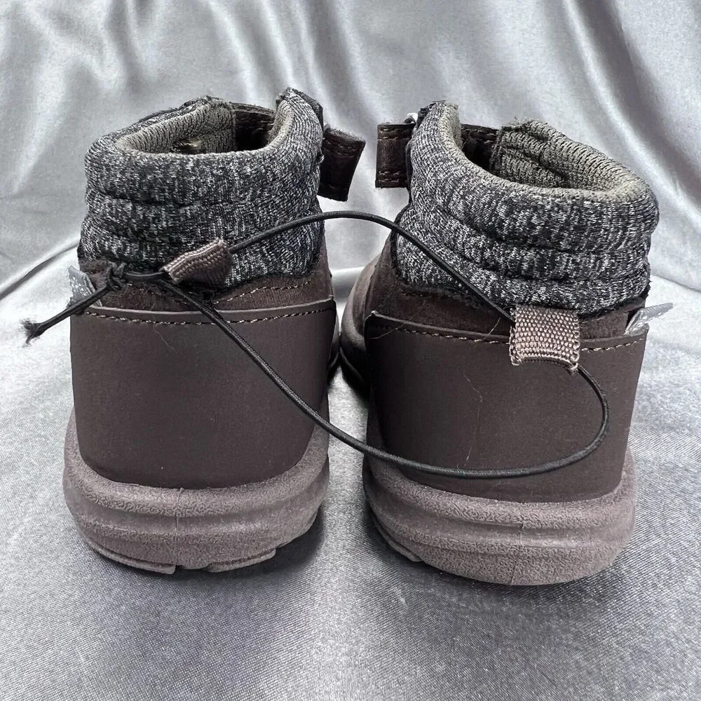 OshKosh B'Gosh Toddler Boys Ever Play Boots‎ Sz 7 M Brown Mid Top Ankle Fashion